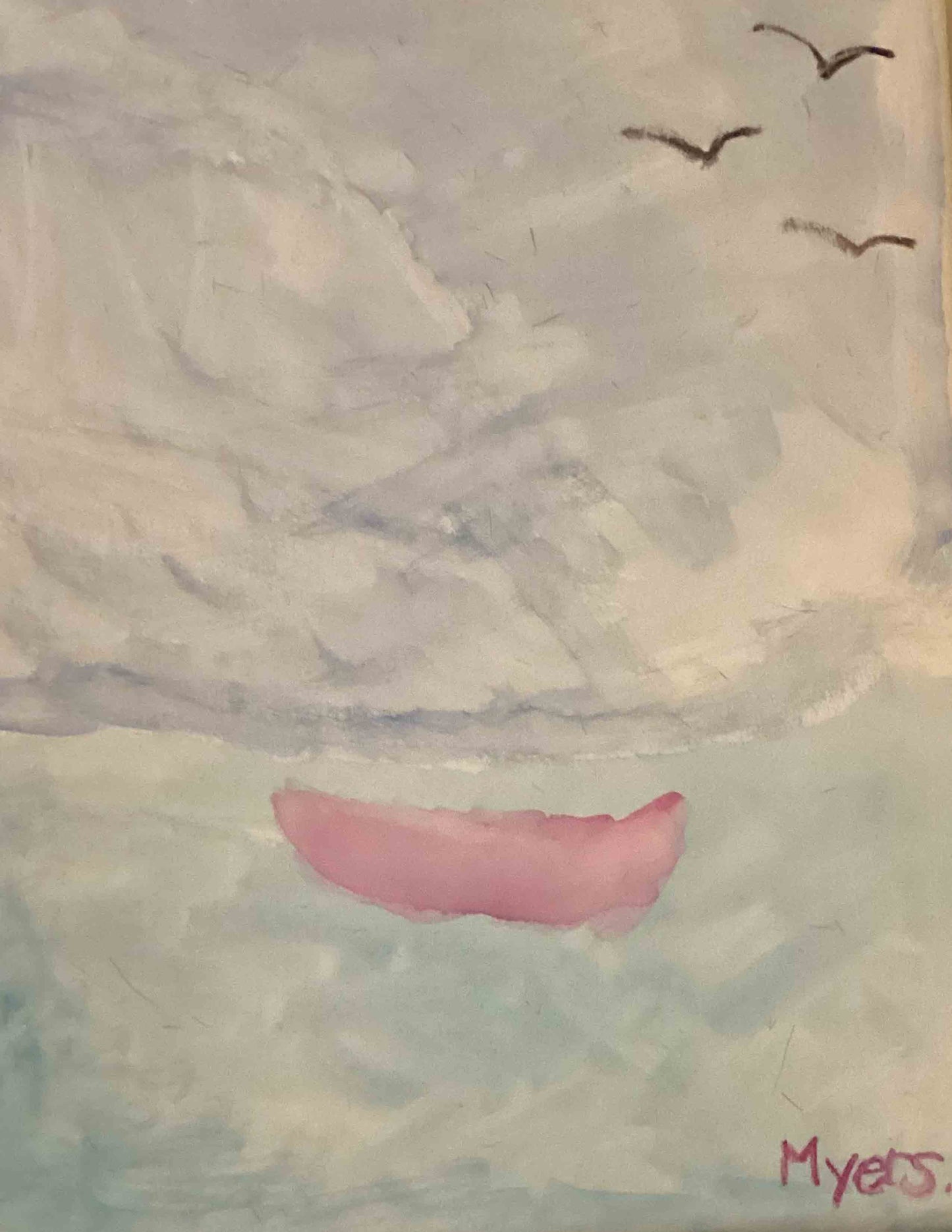 Lost at Sea Watercolor Painting -Jackie Myers